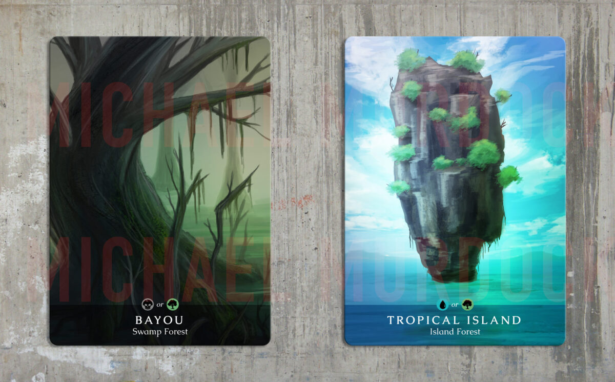 Full Art MTG Dual Lands - Proxy - MTG Proxy Art