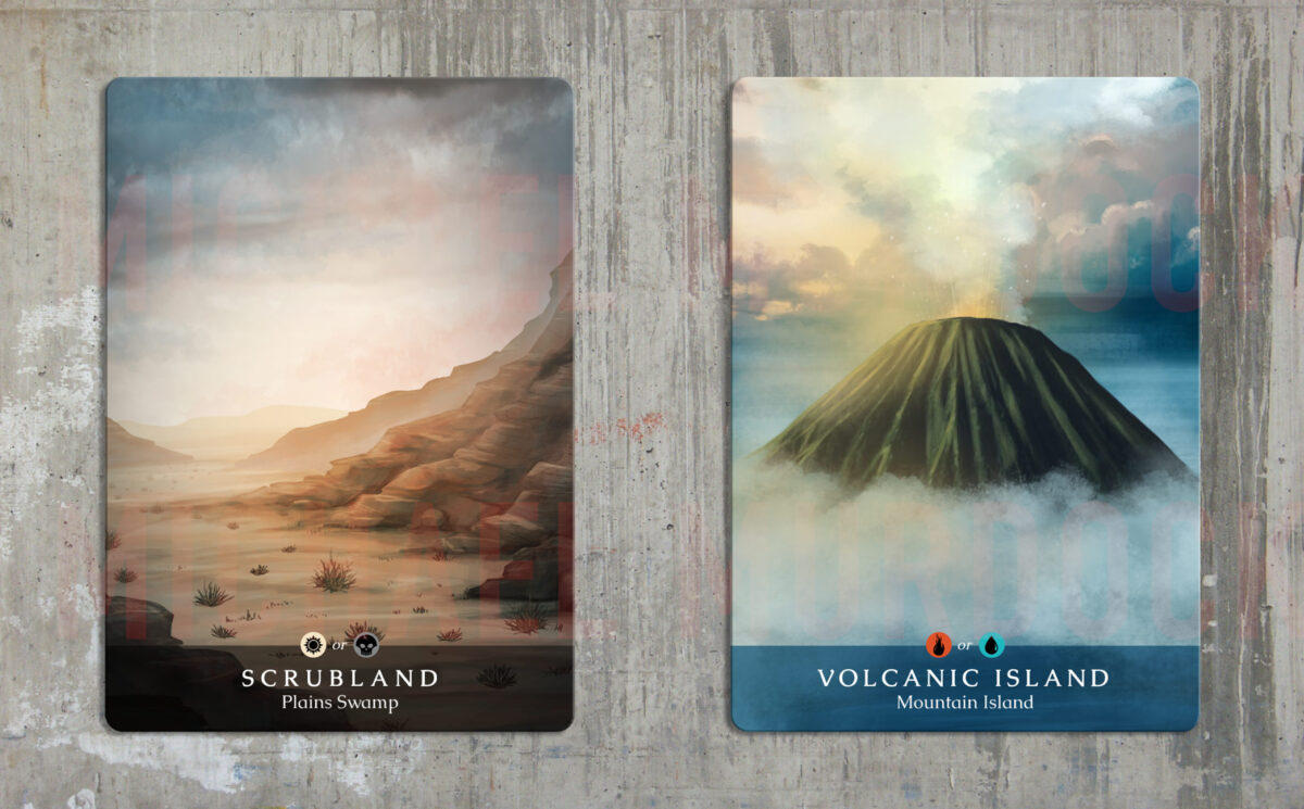Full Art MTG Dual Lands - Proxy - MTG Proxy Art