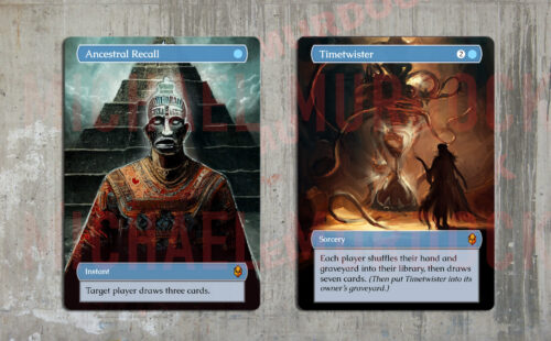 Full art MTG power 9 proxy